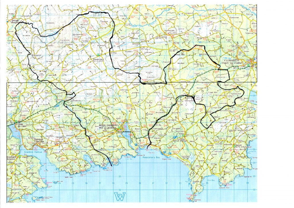 Rosscarbery Parish OS Map